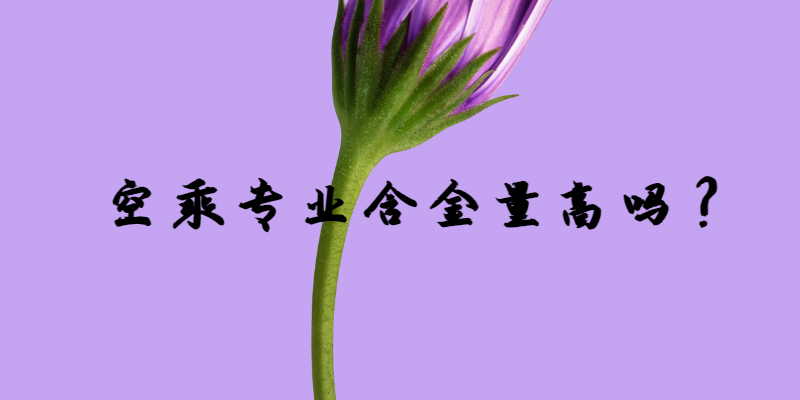 空乘專業(yè)含金量高嗎？