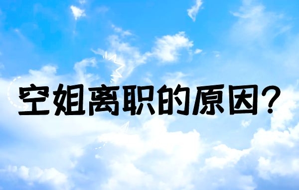 空姐離職的原因？