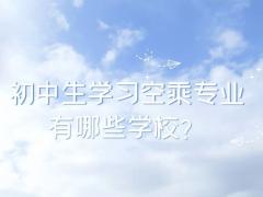 初中生學(xué)習(xí)空乘專(zhuān)業(yè)有哪些學(xué)校？