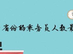 哪個省份的乘務(wù)員人數(shù)最多？